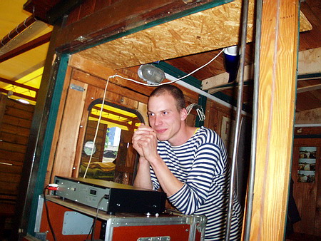 Zvuka Jan Rous v kapitnsk kabin